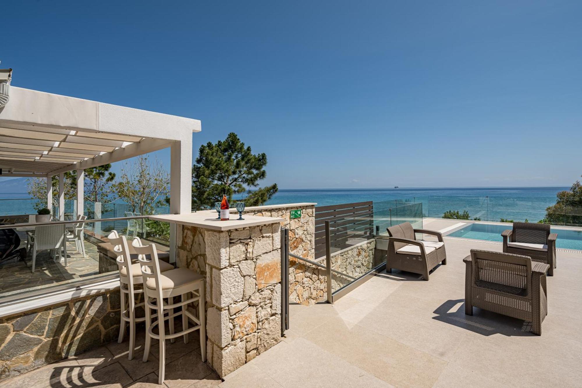Addimare Sea View Villa, And Events Venue Alikes Zewnętrze zdjęcie